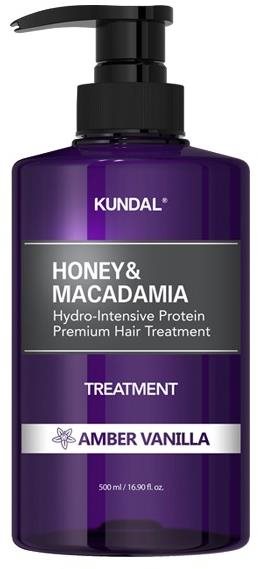 KUNDAL Honey & Macadamia Treatment hydrointenzívna proteínová kôra na vlasy Amber Vanilla 500 ml