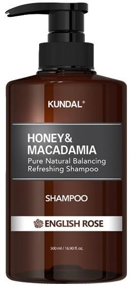 KUNDAL Honey & Macadamia Nature Shampoo English Rose 500 ml