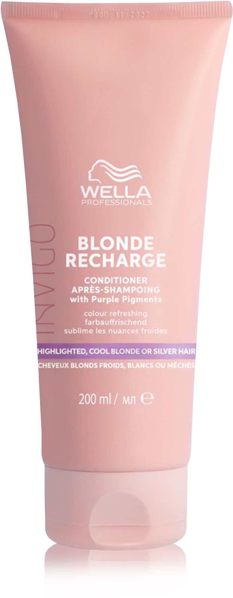 WELLA PROFESSIONALS Invigo Blonde Recharge Cool Neutralizing Conditioner 200 ml