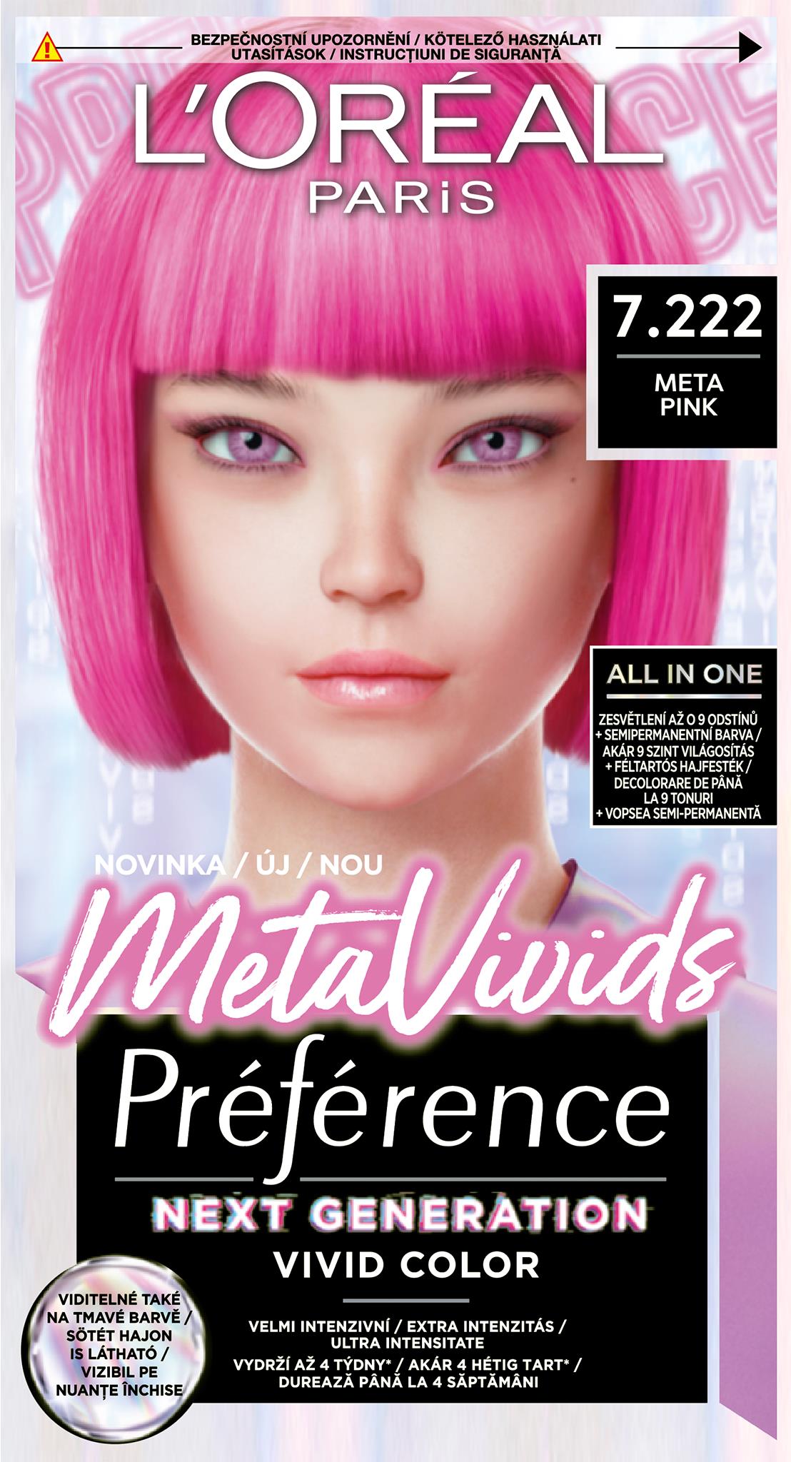 L'ORÉAL PARIS Preférence Meta Vivids Meta Pink