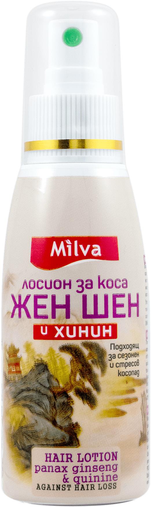 MILVA Chinínová voda ženšen 100 ml