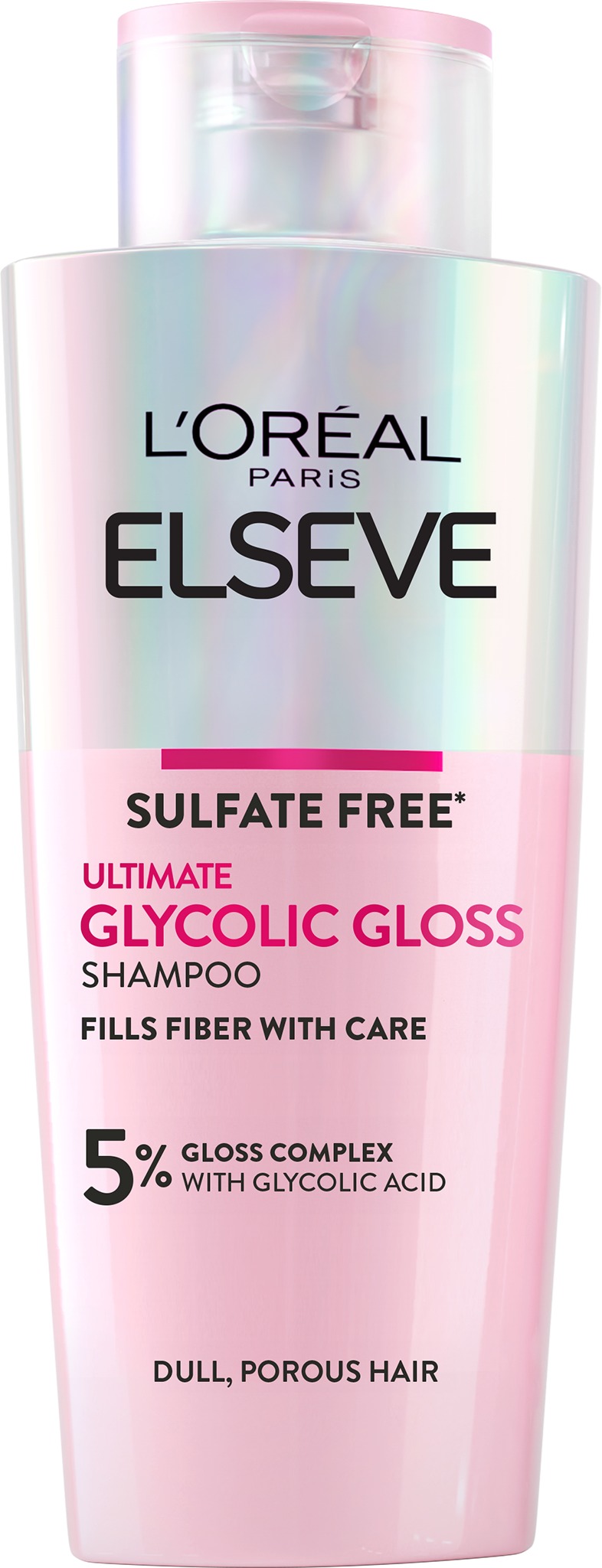 L'Oréal Paris Elseve Glycolic Gloss šampón s 5 % Gloss komplexom s kyselinou glykolovou, 200 ml
