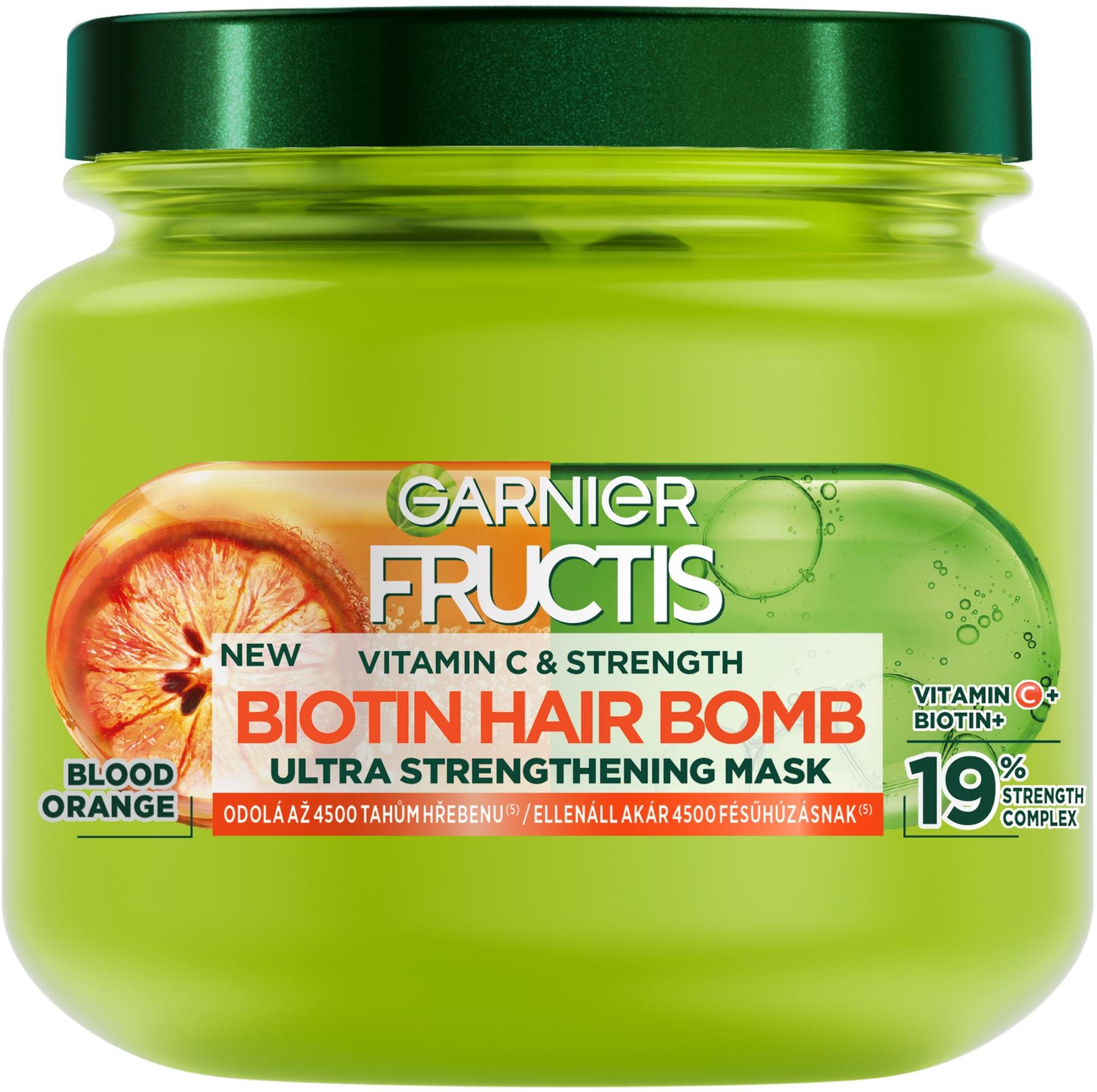 GARNIER Fructis Vitamin & Strength Ultra posilňujúca Biotin Hair Bomb 320 ml
