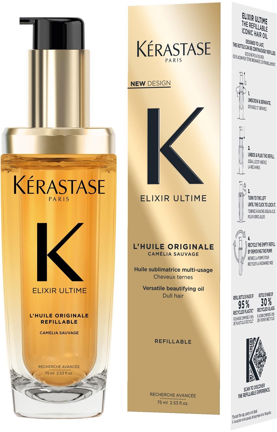 KÉRASTASE Elixir Ultime L'Huile Orginale Refillable 75 ml