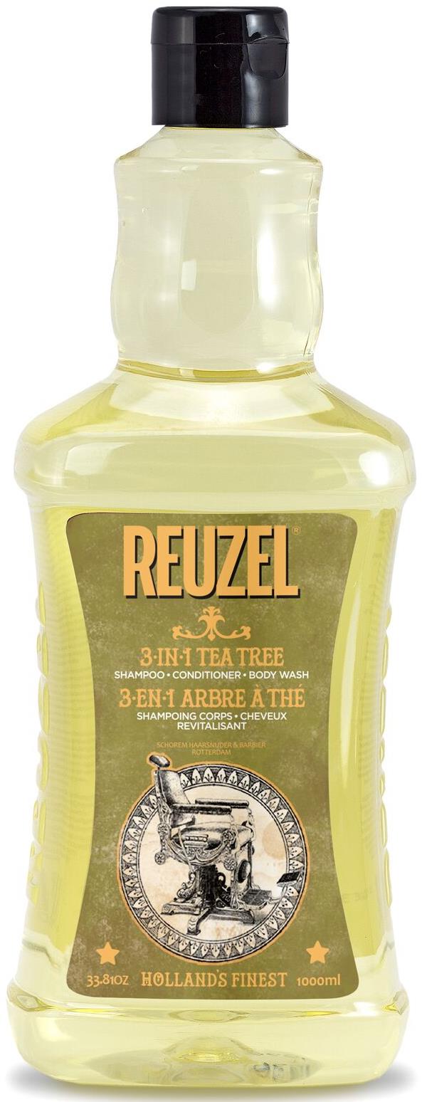 REUZEL 3-in-1 Tea Tree Shampoo-Conditioner-Body Wash 1000 ml