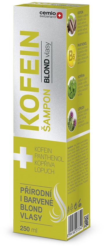 CEMIO Kofeín šampón na blond vlasy 250 ml