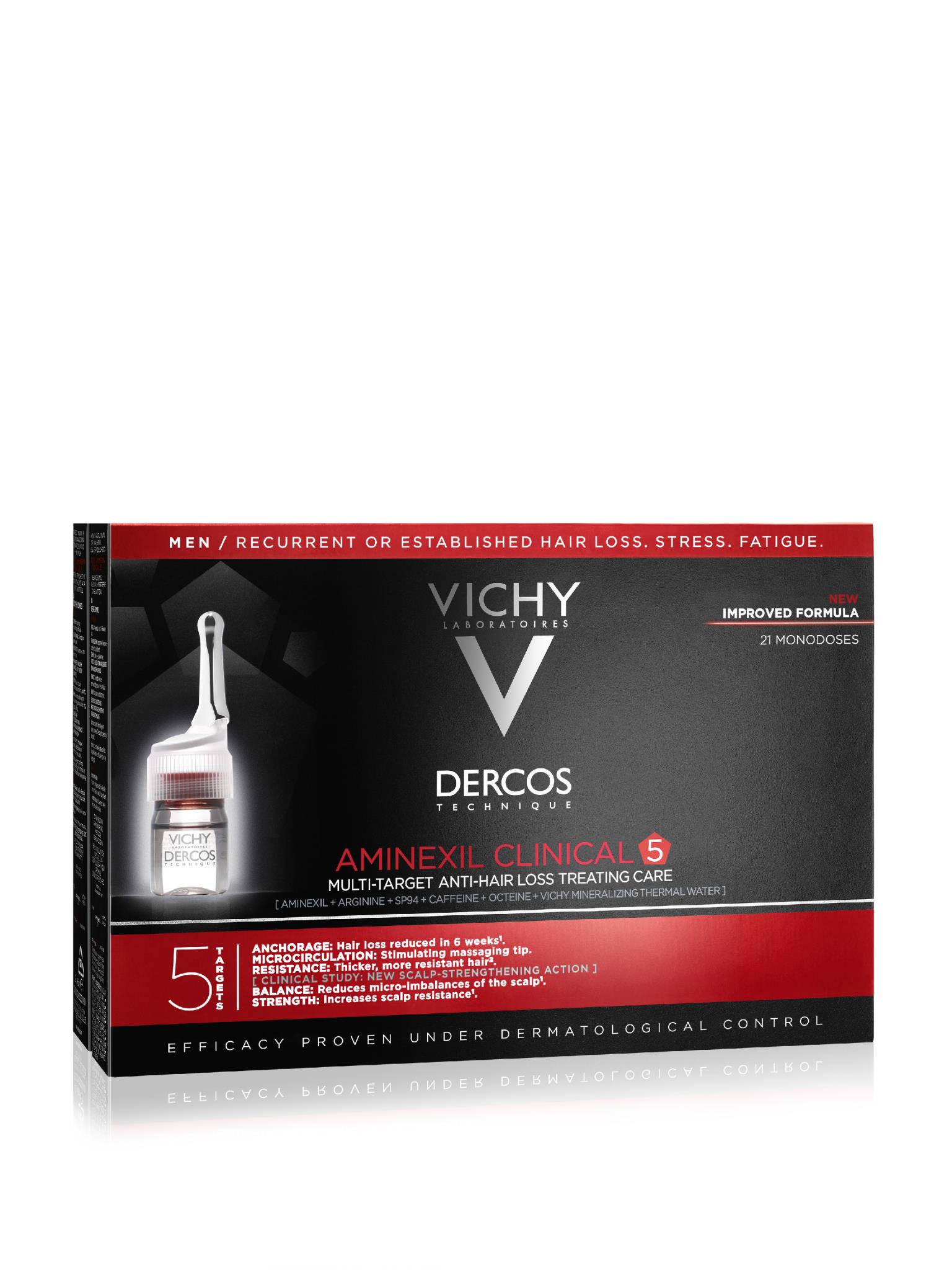 VICHY Dercos Aminexil pre mužov, 21× 6 ml