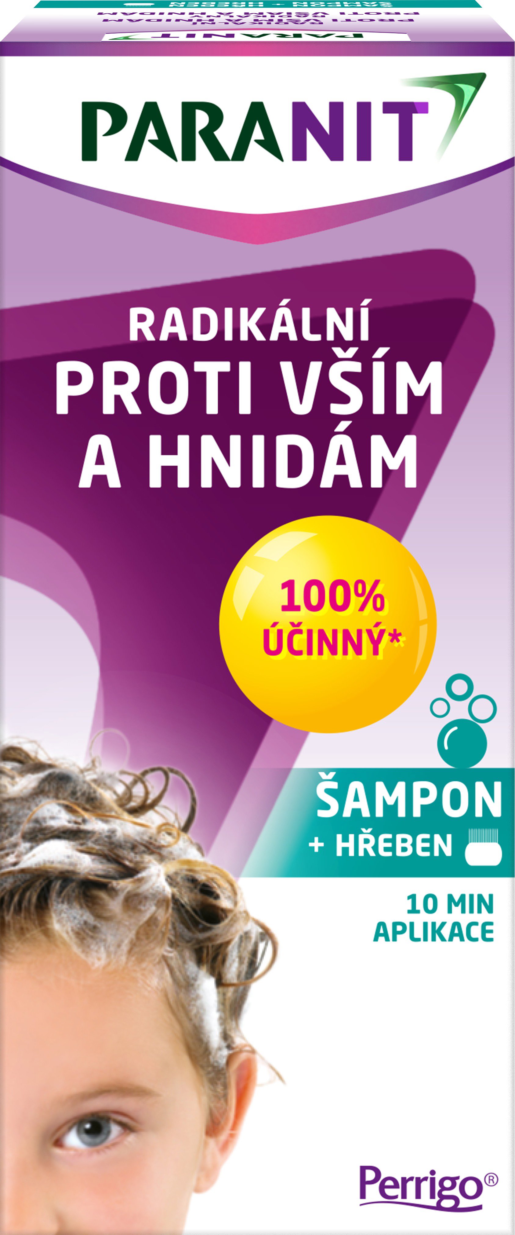 PARANIT Radikálny šampón 100 ml + hrebeň