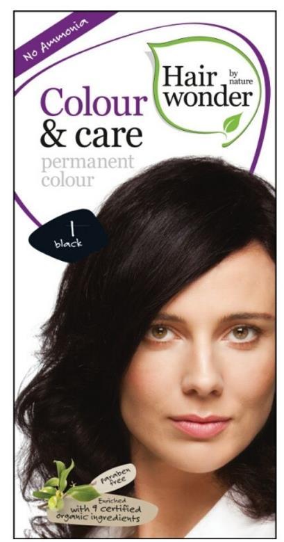 HAIRWONDER Dlhotrvajúca farba čierna 1 100 ml