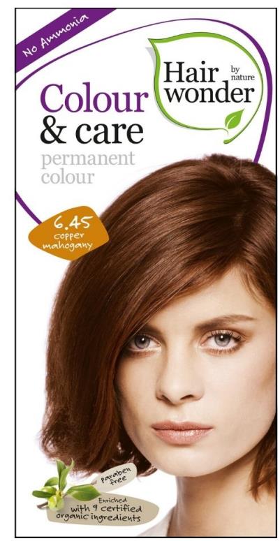 HAIRWONDER Dlhotrvajúca farba medený mahagón 6.45 100 ml