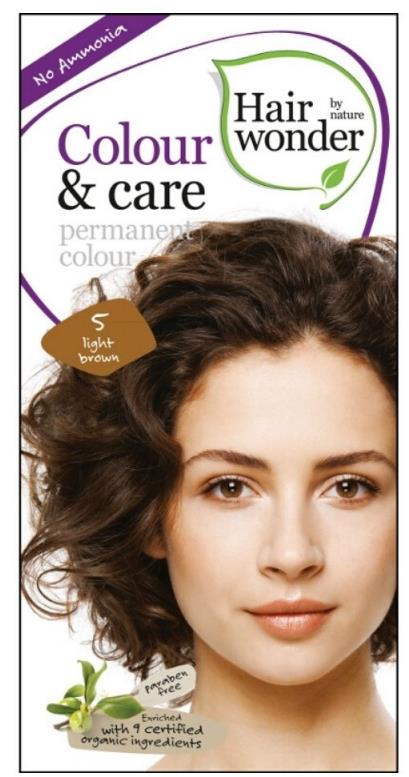 HAIRWONDER Dlhotrvajúca farba svetlohnedá 5 100 ml