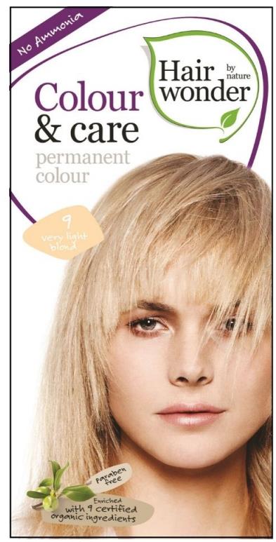 HAIRWONDER Dlhotrvajúca farba veľmi svetlá blond 9 100 ml