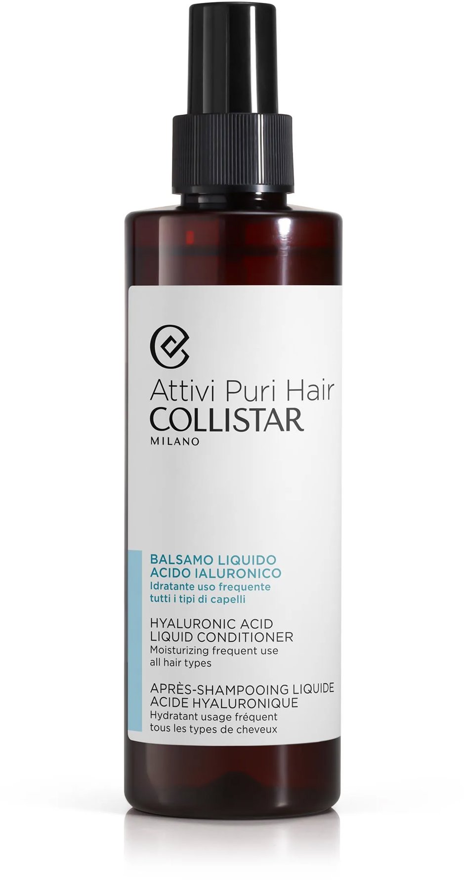 COLLISTAR Attivi Puri Hair Hyaluronic Acid Liquid Conditioner 200 ml