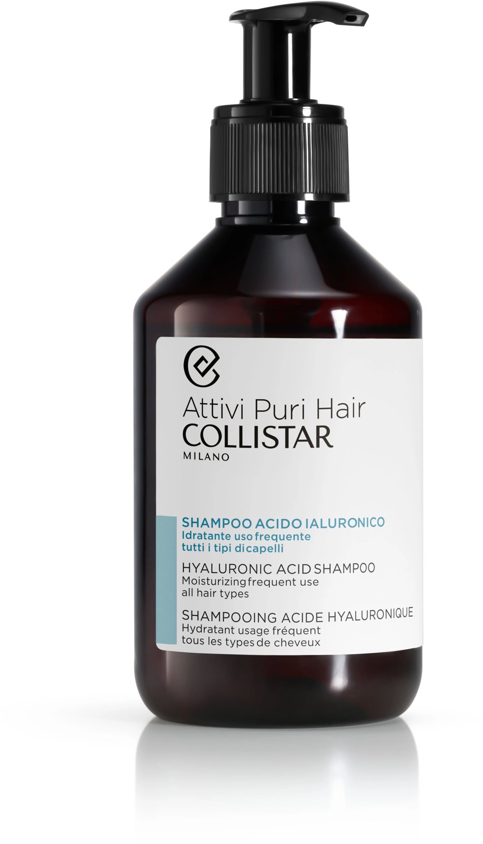 COLLISTAR Attivi Puri Hair Hyaluronic Acid Shampoo 250 ml