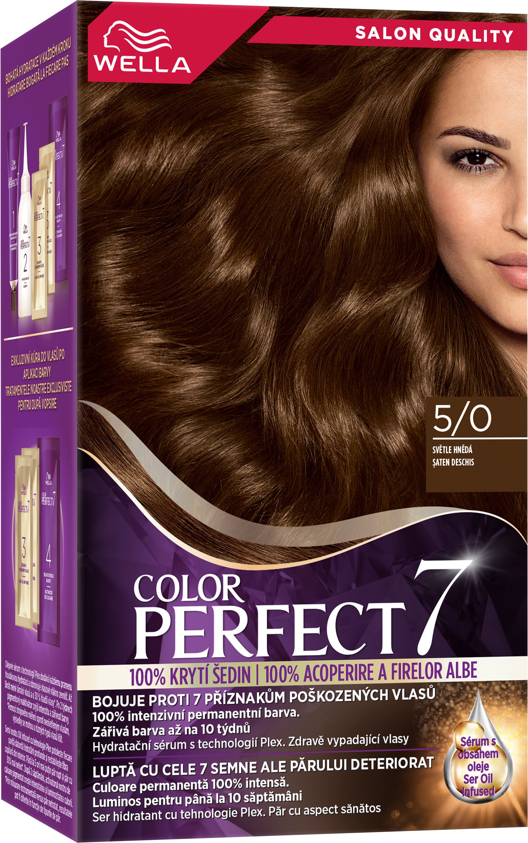 WELLA Color Perfect 5/0 Svetlo hnedá 135 ml