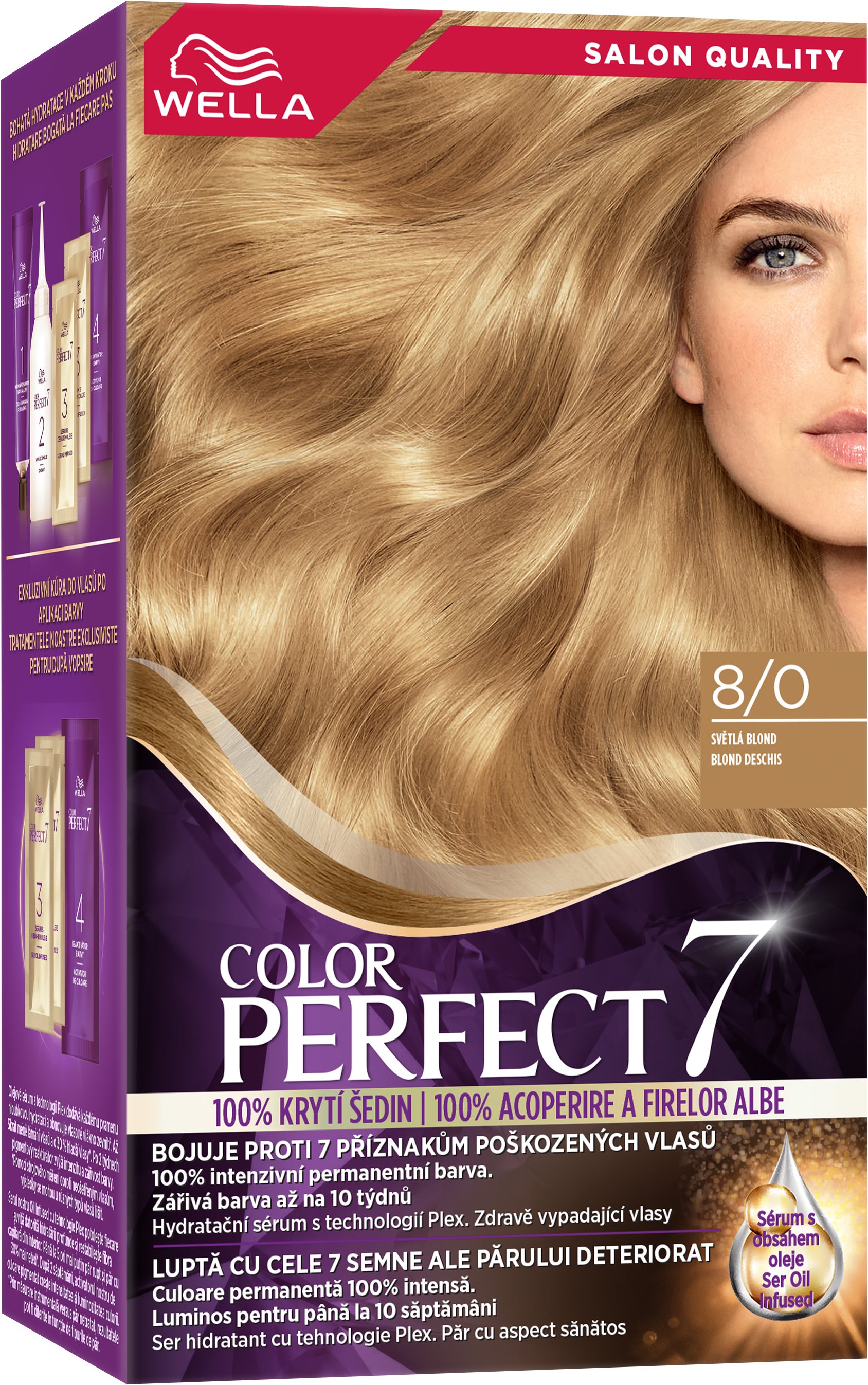 WELLA Color Perfect 8/0 Svetlá blond 135 ml