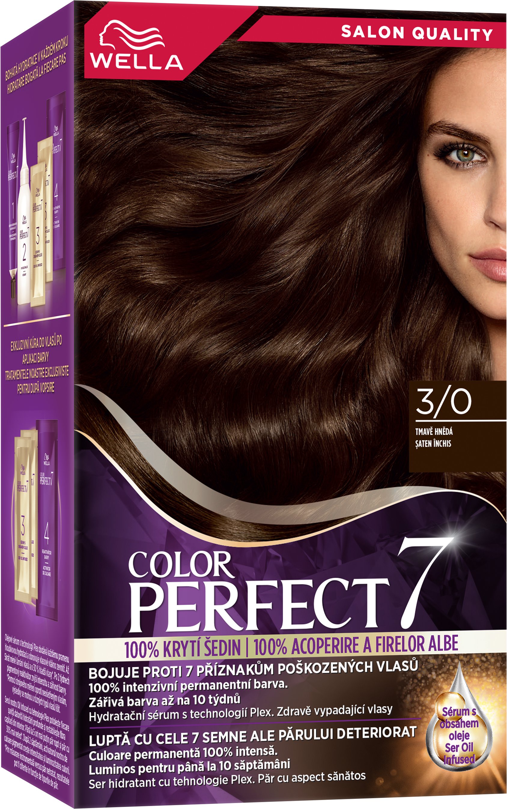 WELLA Color Perfect 3/0 Tmavo hnedá 135 ml