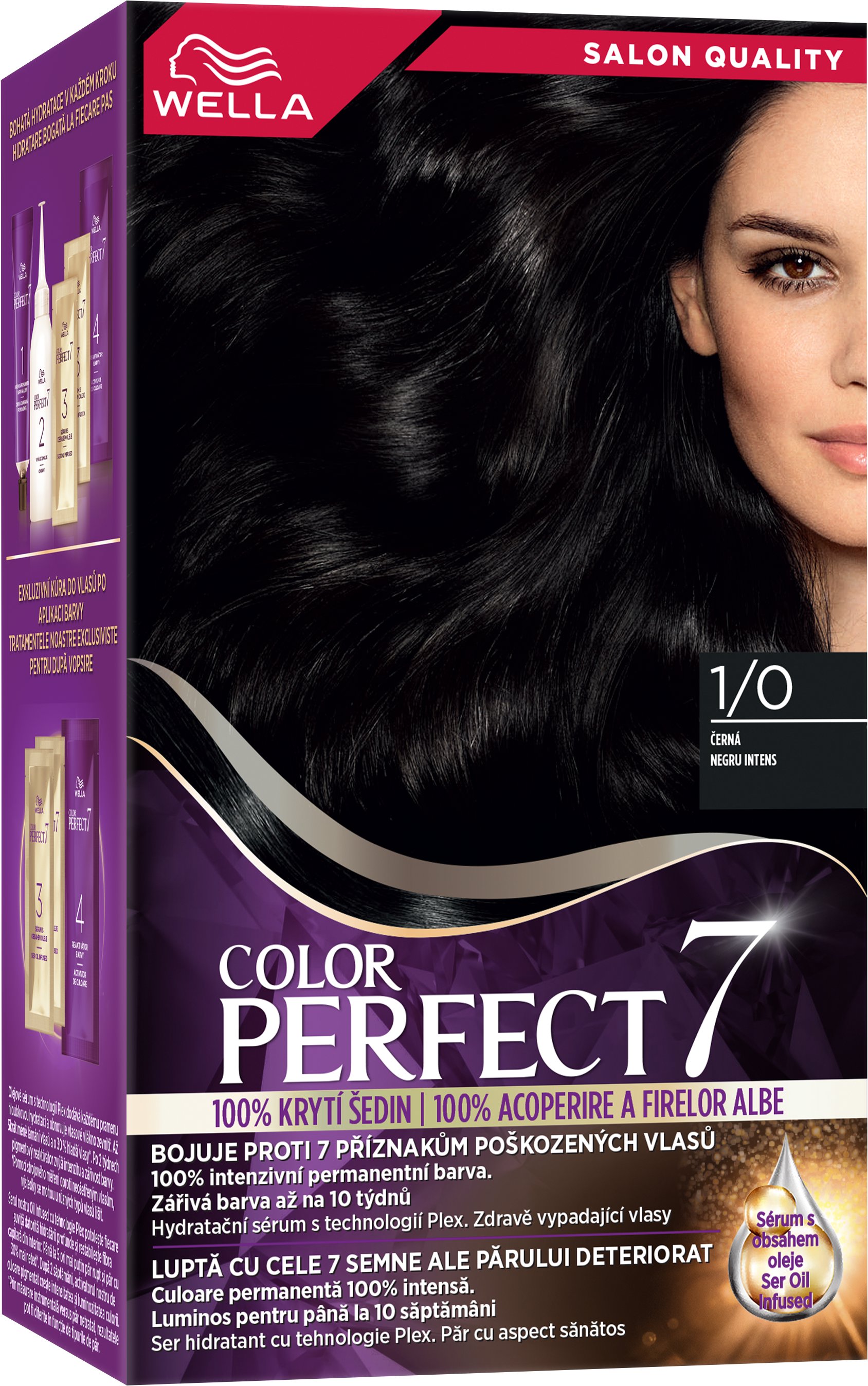 WELLA Color Perfect 1/0 Čierna 135 ml