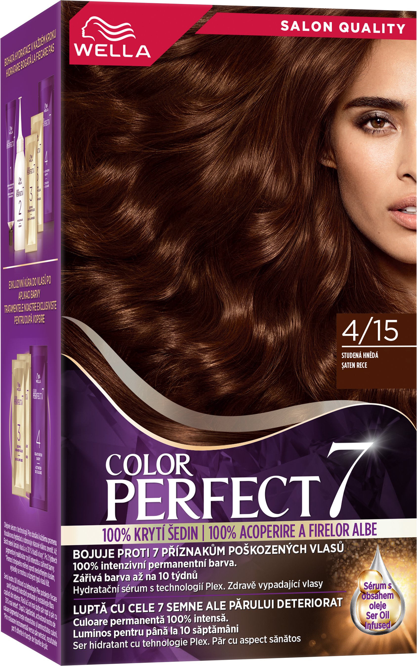 WELLA Color Perfect 4/15 Studená hnedá 135 ml