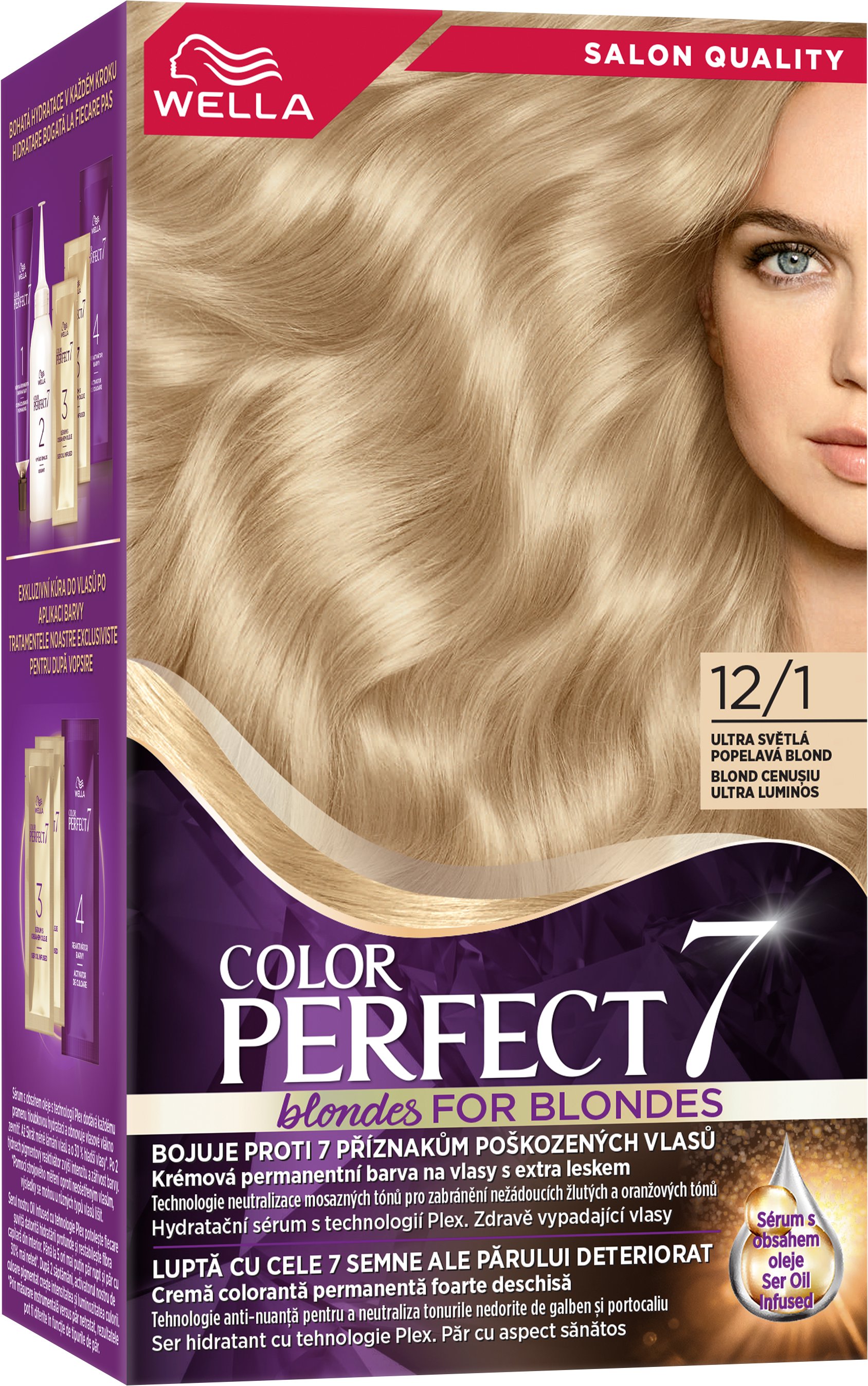WELLA Color Perfect 12/1 Ultra svetlá popolavá blond 135 ml
