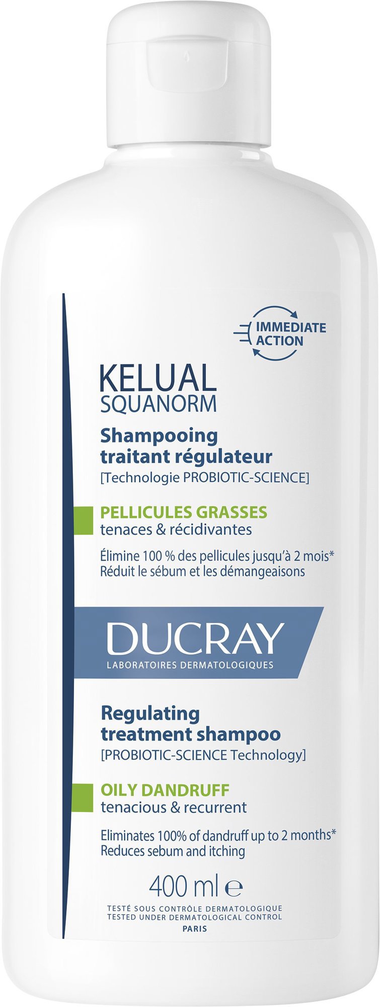 DUCRAY Kelual Squanorm na mastné lupiny 400 ml