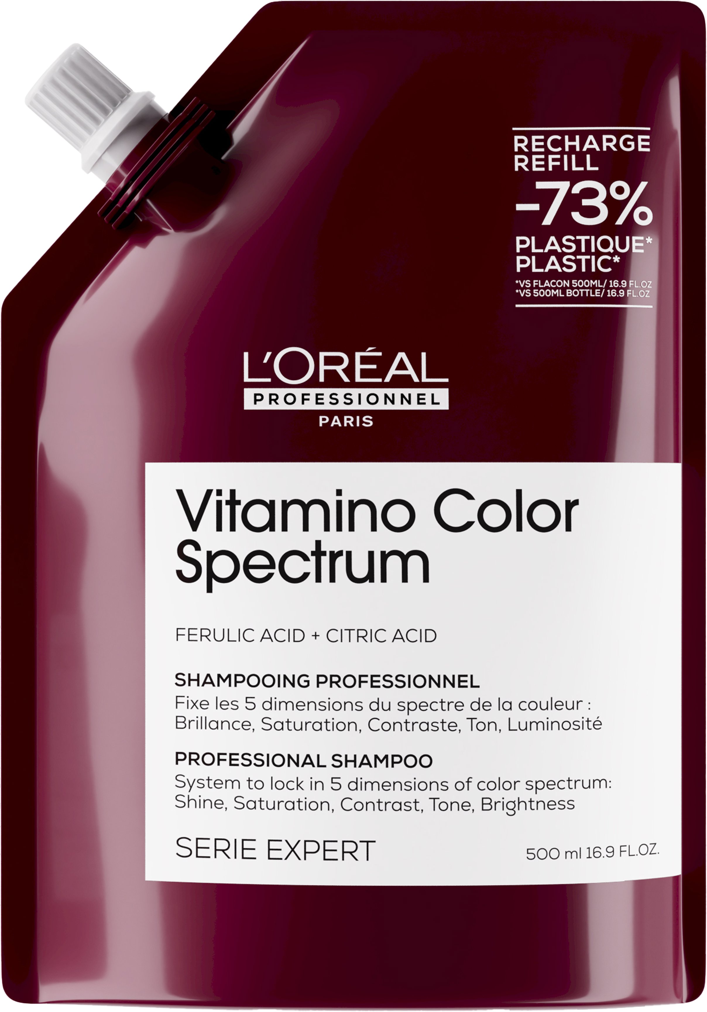 L'ORÉAL PROFESSIONNEL Serie Expert Náhradná náplň šampónu Vitamino Color Spectrum 500 ml