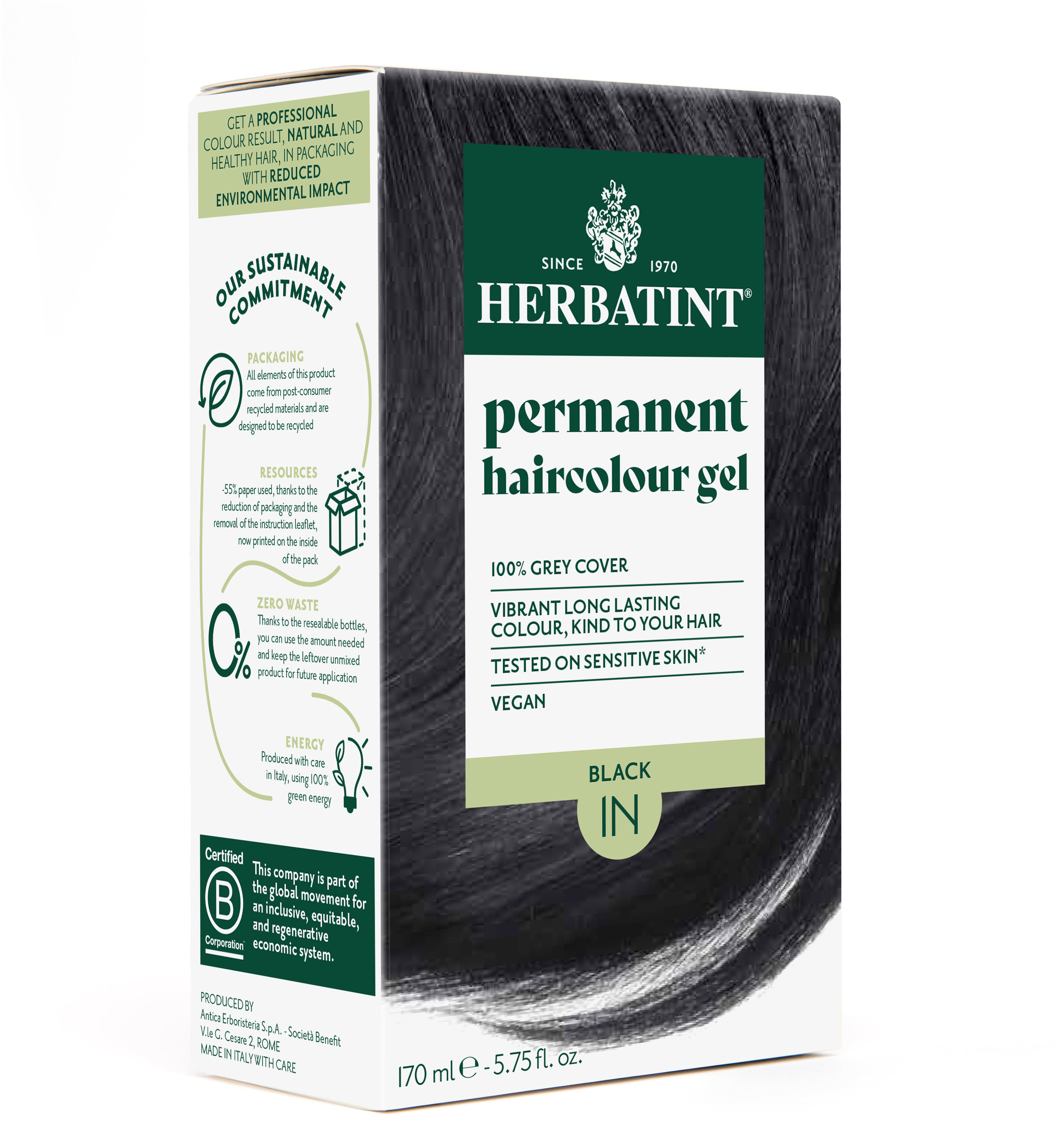 HERBATINT 1N čierna 170 ml