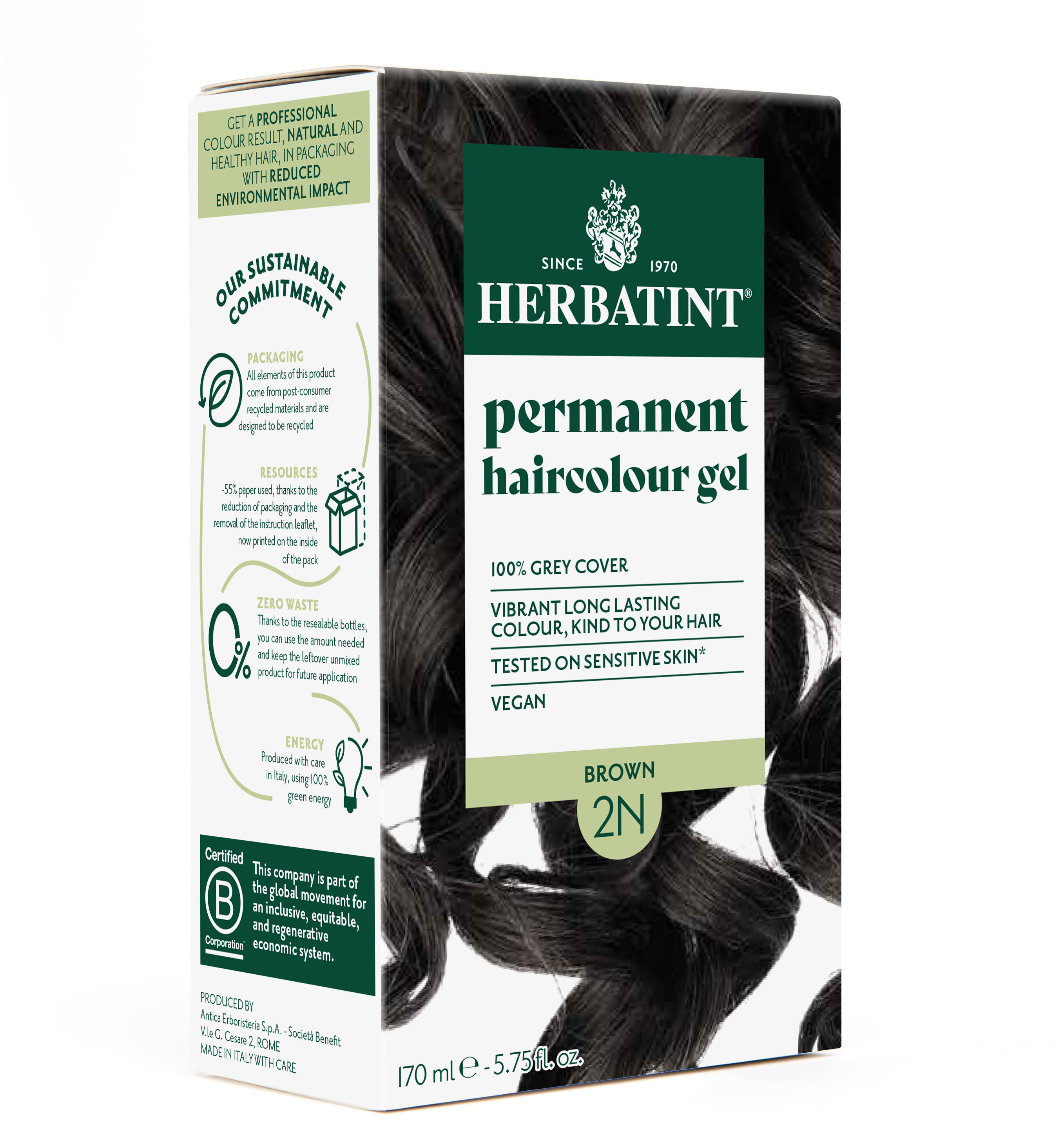 HERBATINT 2N hnedá 170 ml