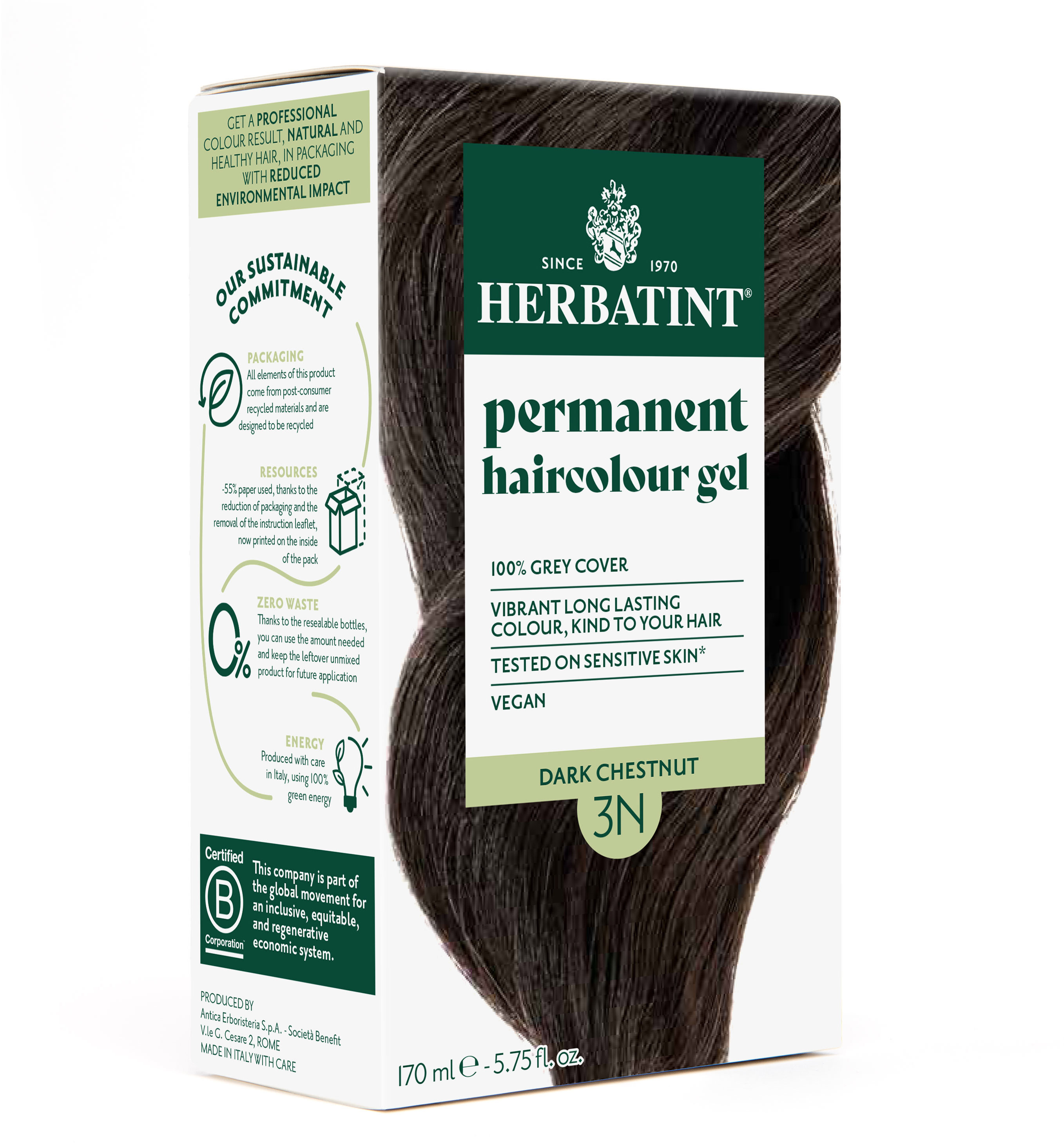 HERBATINT 3N tmavý gaštan 170 ml