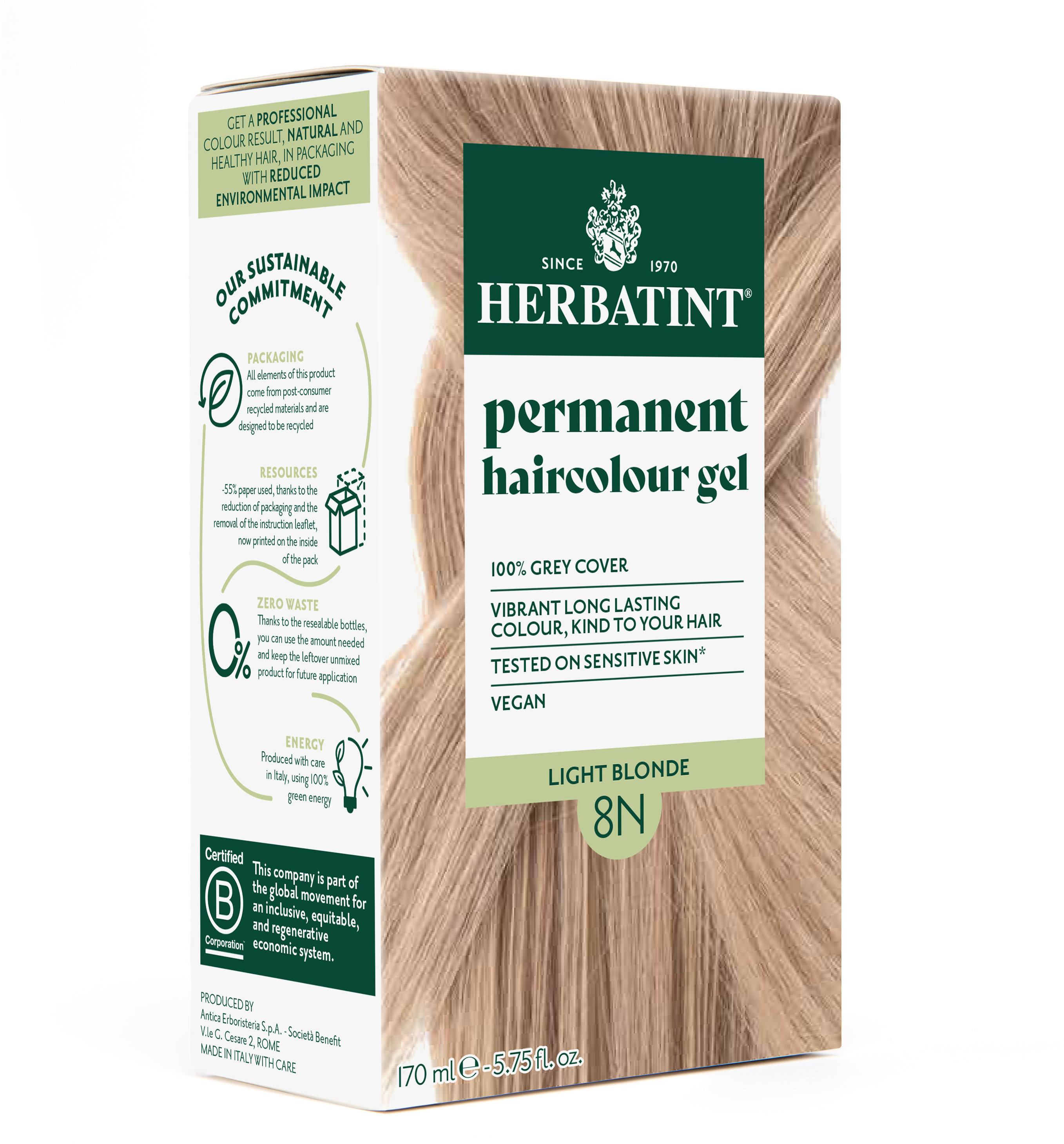 HERBATINT 8N svetlá blond 170 ml