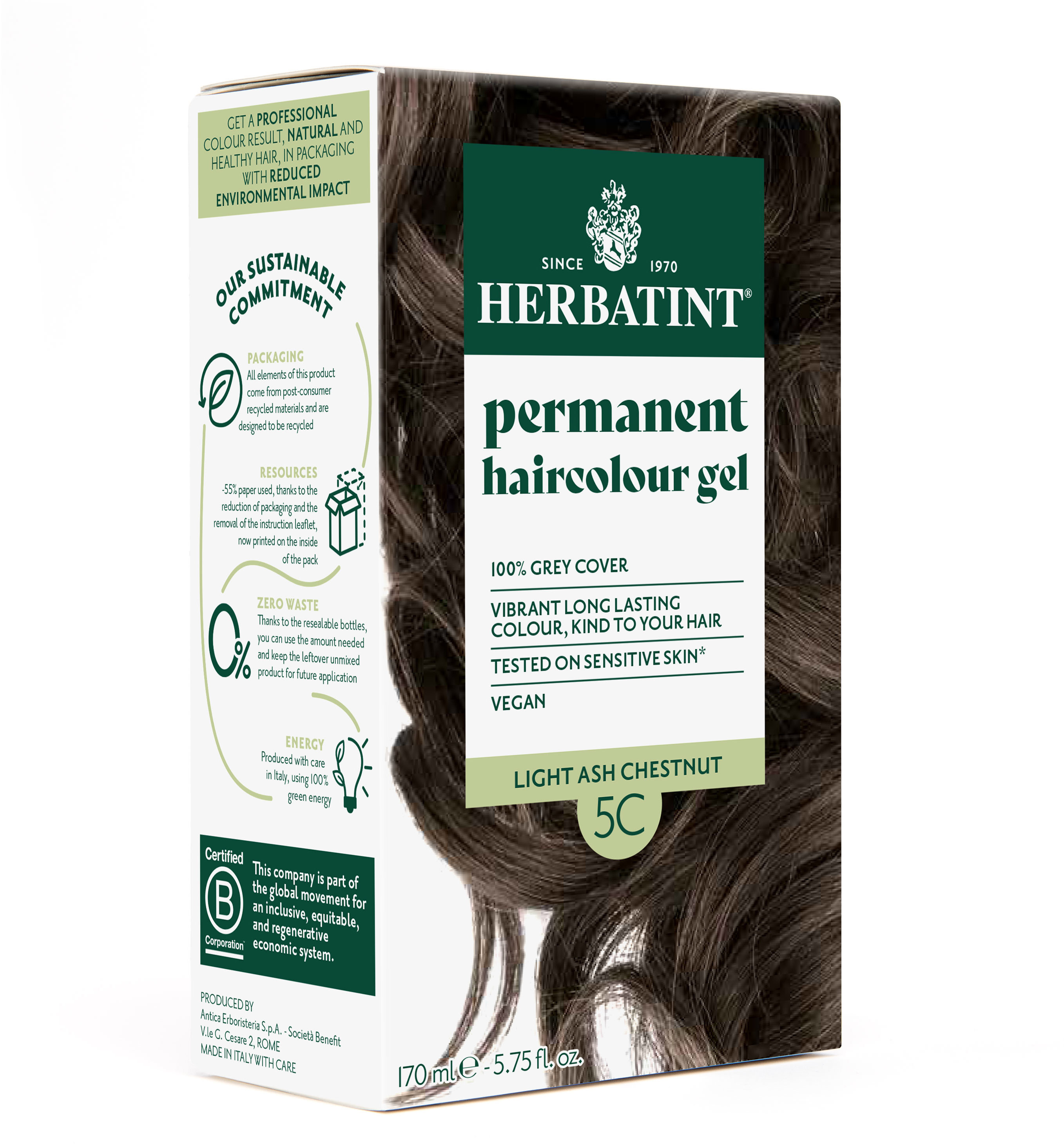 HERBATINT 5C svetlý popolavý gaštan 170 ml