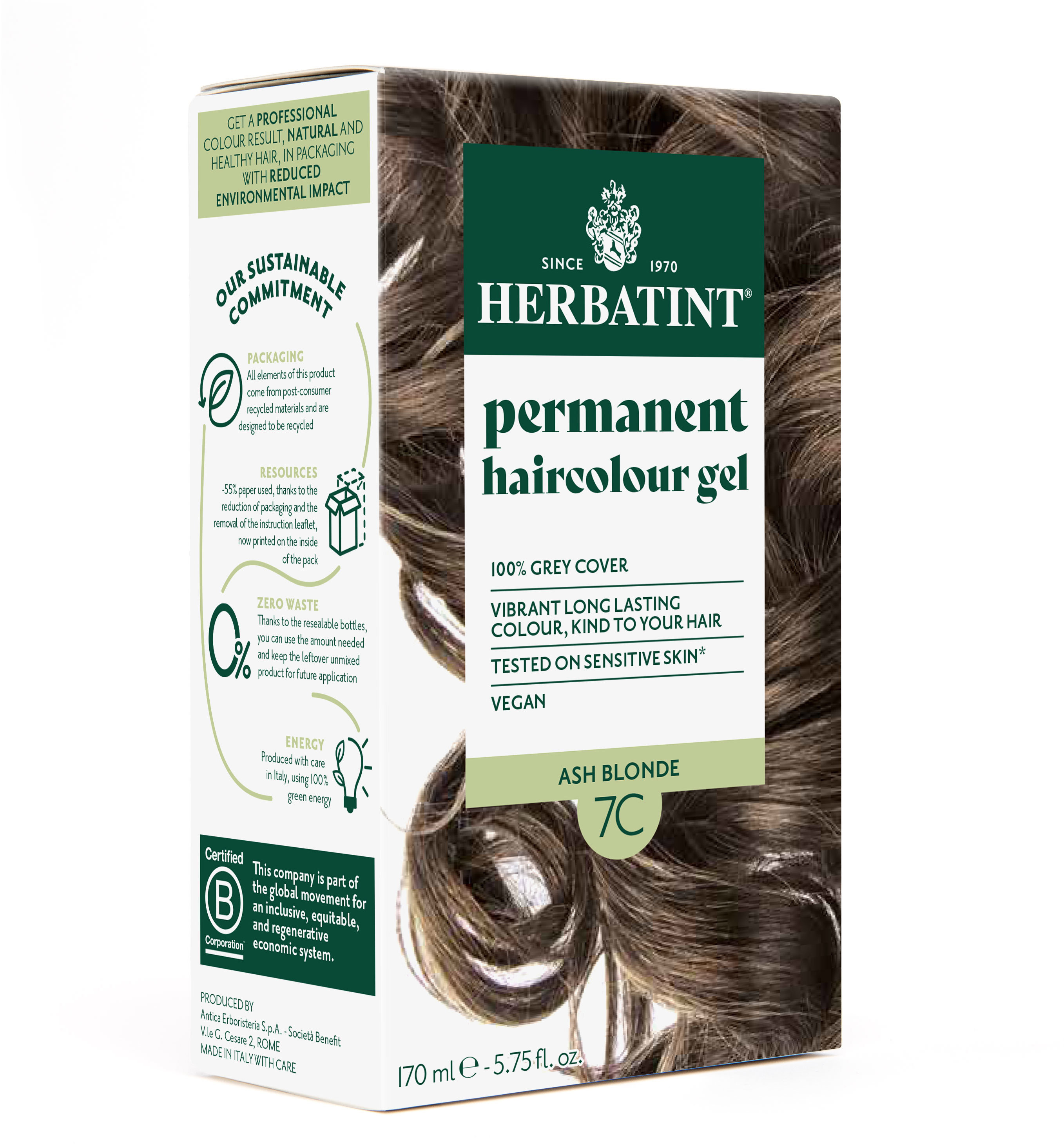 HERBATINT 7C popolavá blond 170 ml