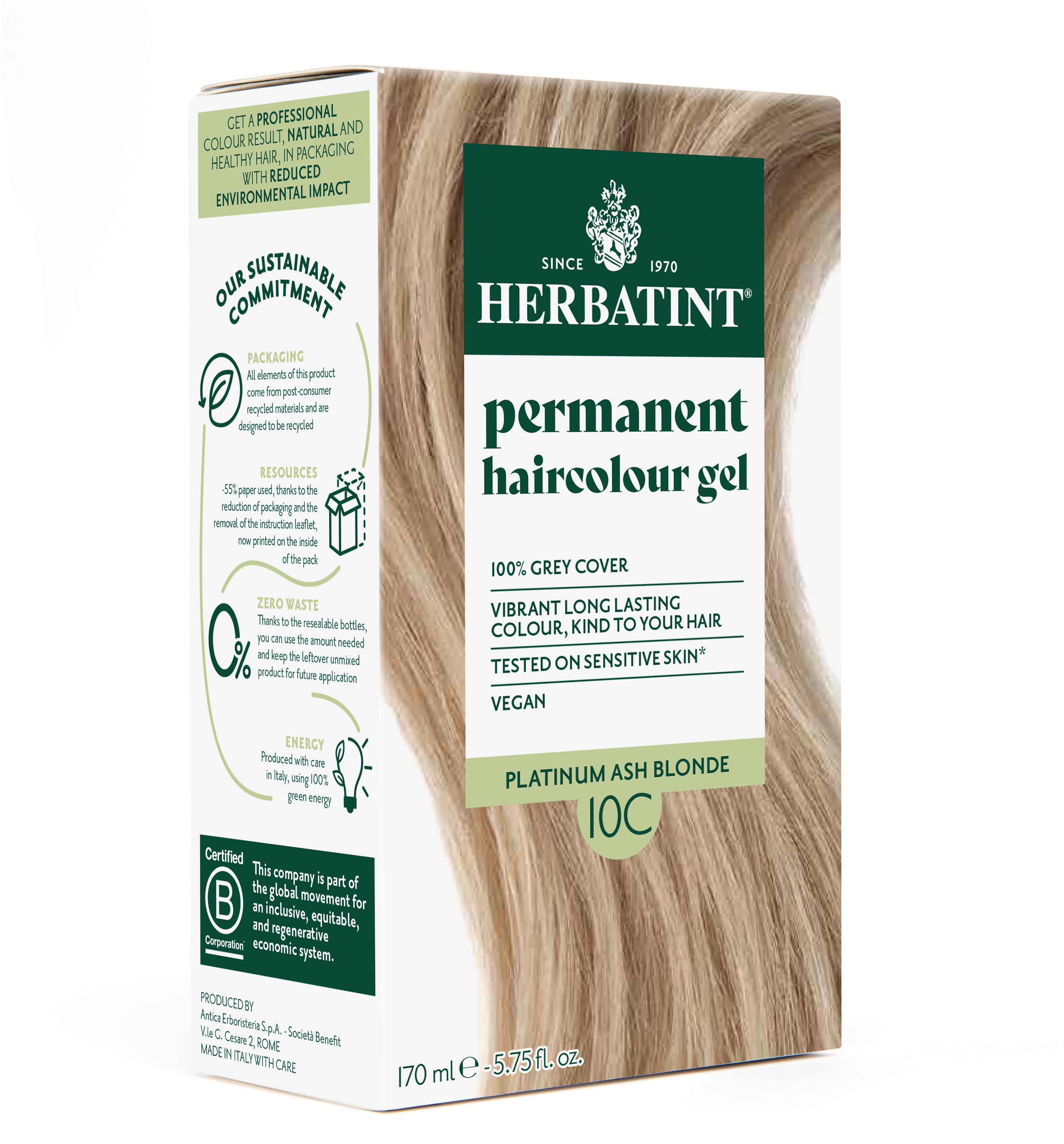HERBATINT 10C švédska blond 170 ml
