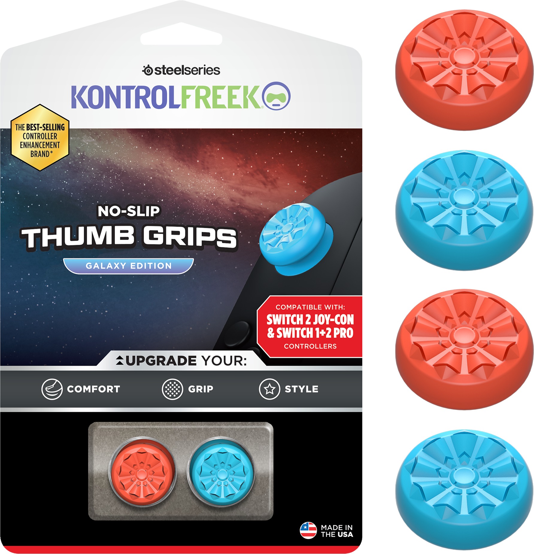 KontrolFreek Galaxy Red and Blue – Nintendo Switch 2