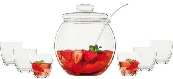 Bohemia Cristal Bowle súprava Libera 9 ks