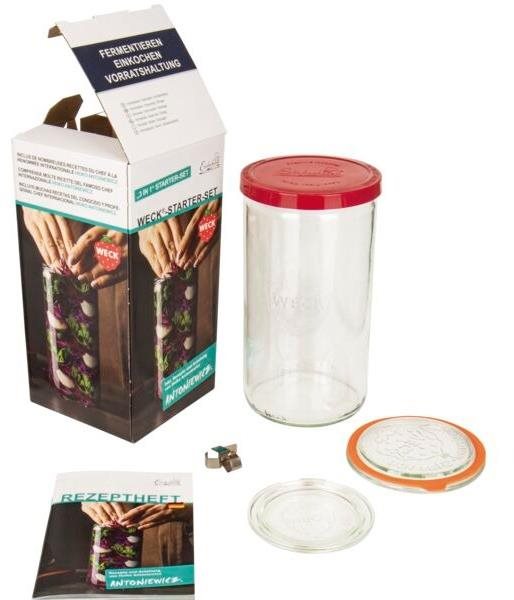 WECK Súprava na kvasenie/fermentáciu 1,59 l