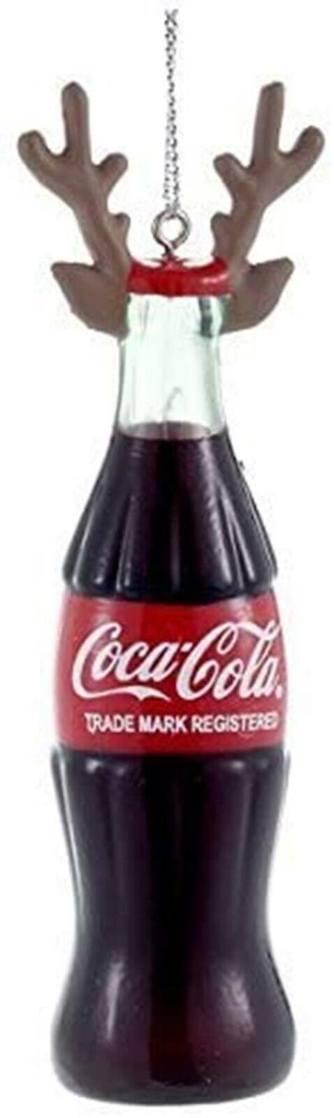 Kurt Adler Fľaša Coca Cola s parožím