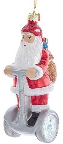 Kurt Adler Santa na Segwayi