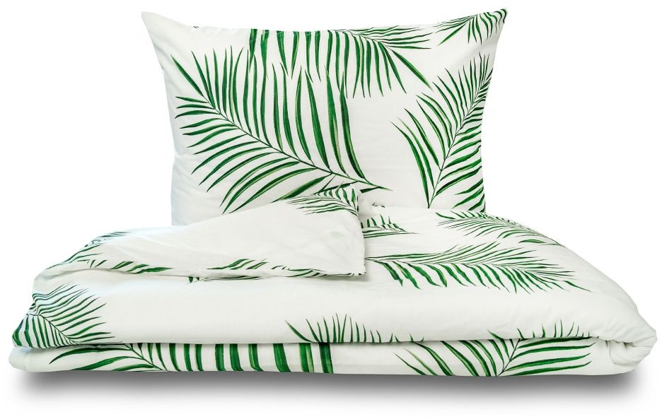 Kvalitex Obliečky bavlna renforcé 1 + 2, 220 × 200, 70 × 90 cm Tropical biele