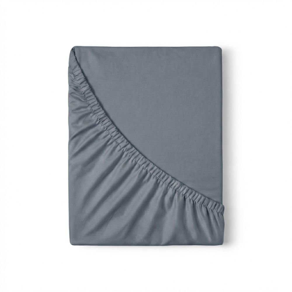 Kvalitex Saténové prestieradlo s gumou 140 × 200 cm tmavo sivé