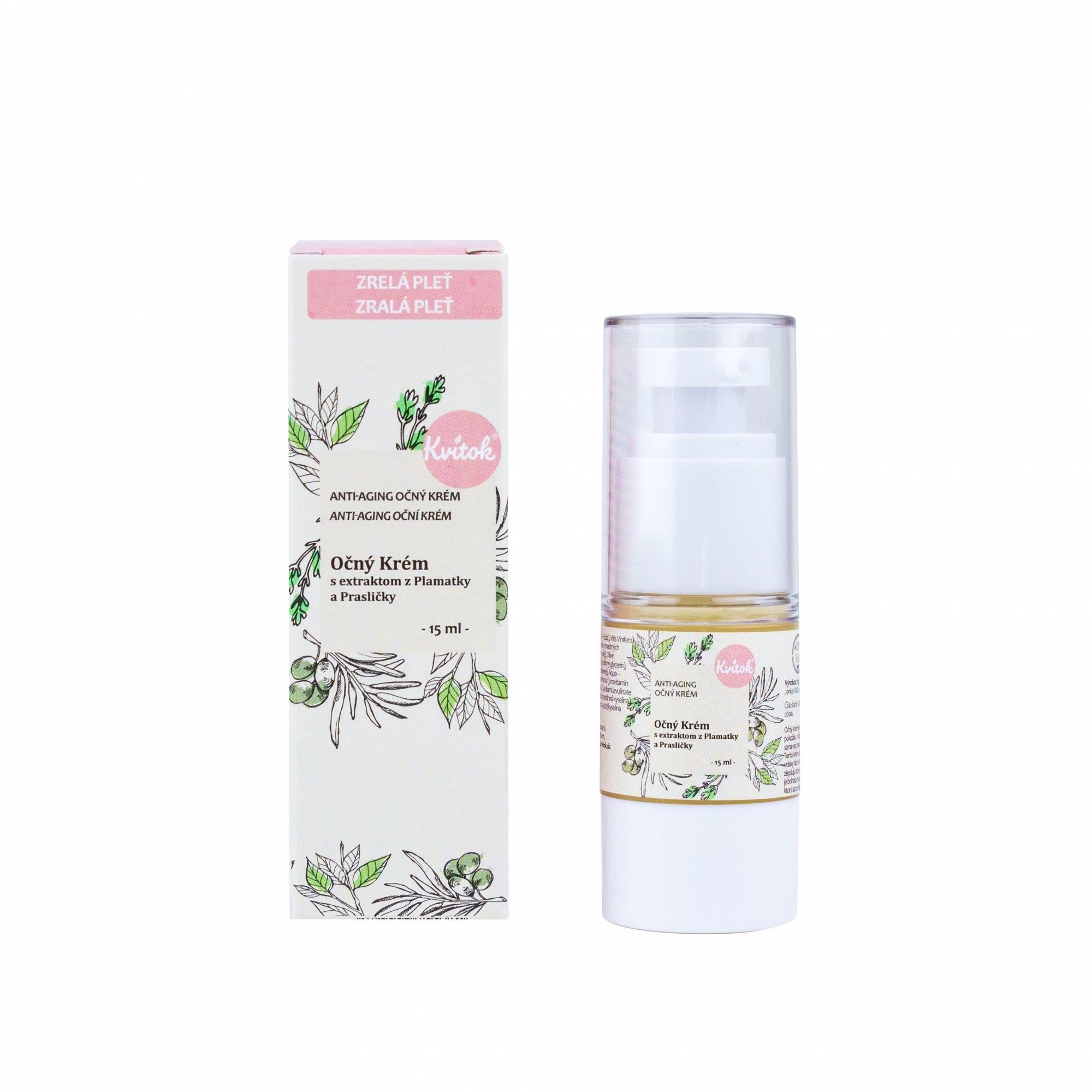 Kvitok očný krém – denný 15 ml