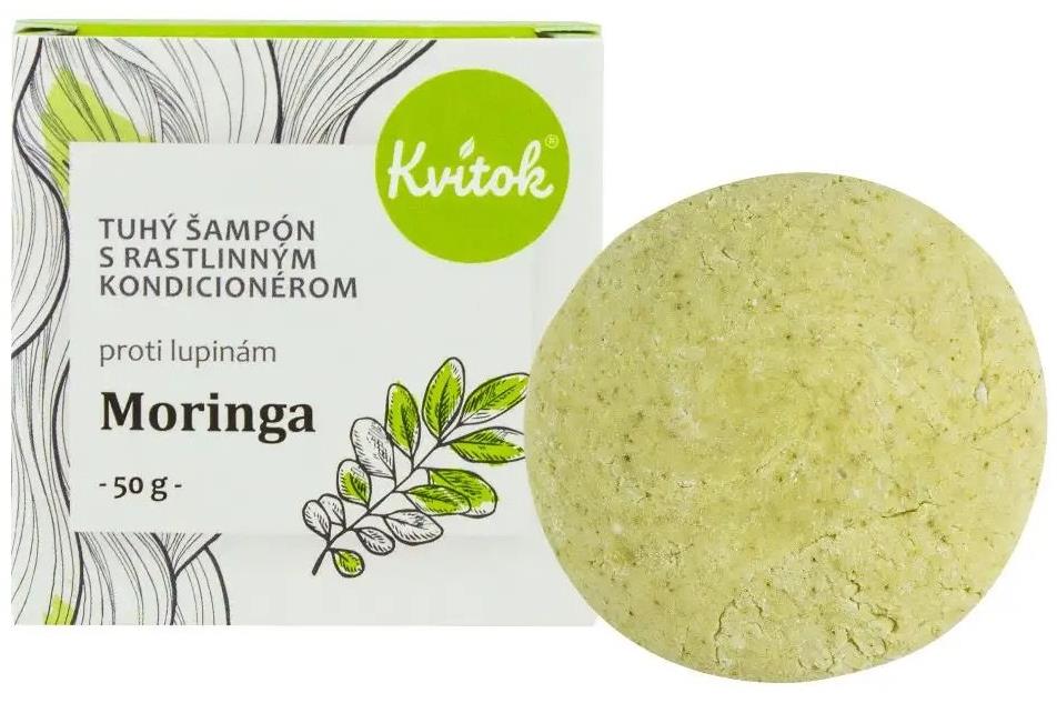 Kvitok Tuhý šampón s kondicionérom 50 g Moringa
