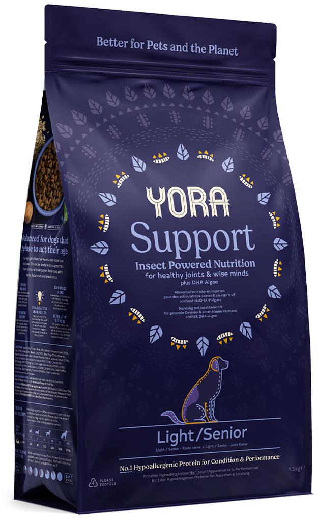 YORA granuly z hmyzu Support Light/Senior 12 kg