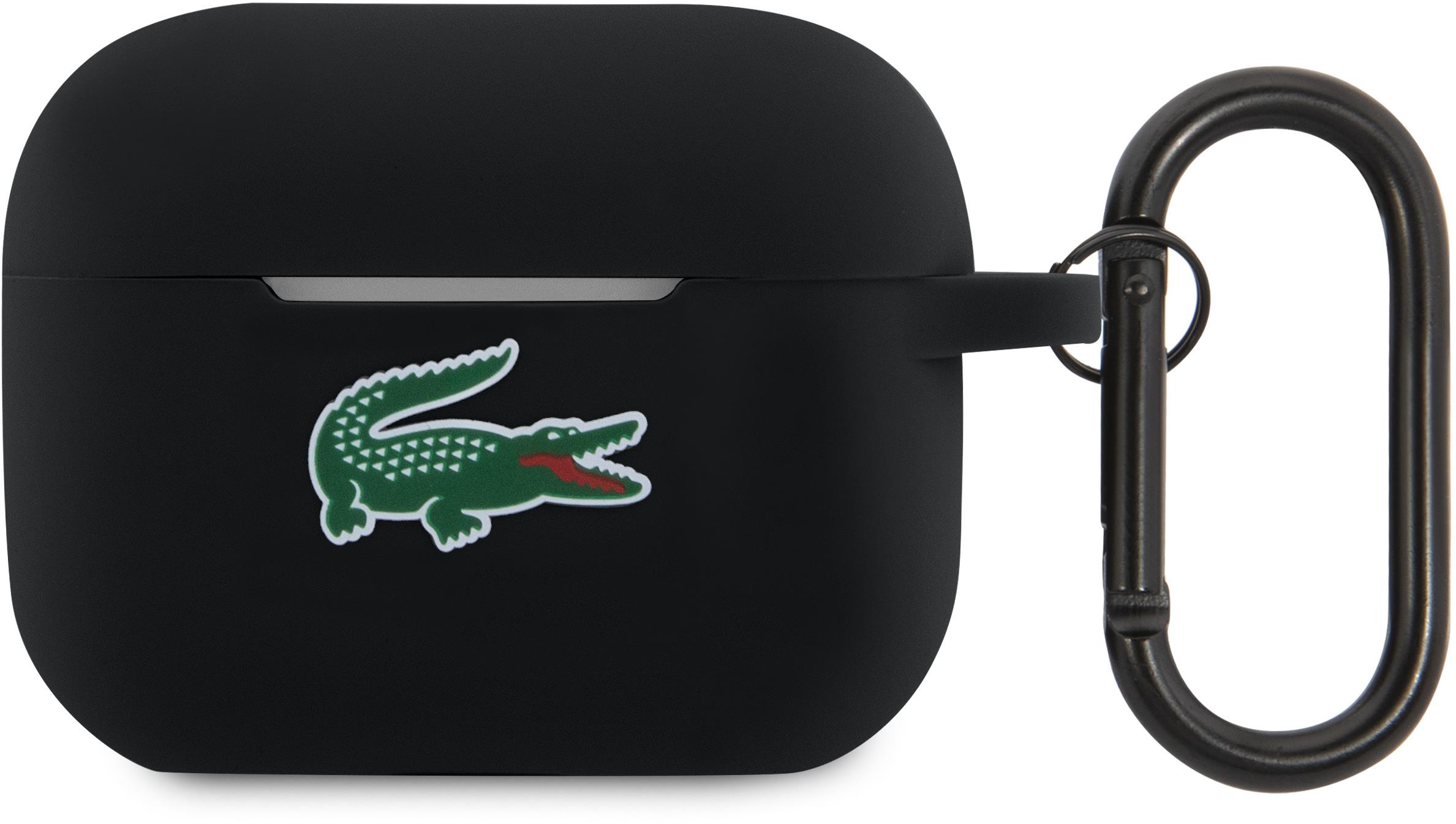 Lacoste Liquid Silicone Croc Logo Puzdro na AirPods Pro 2 Black