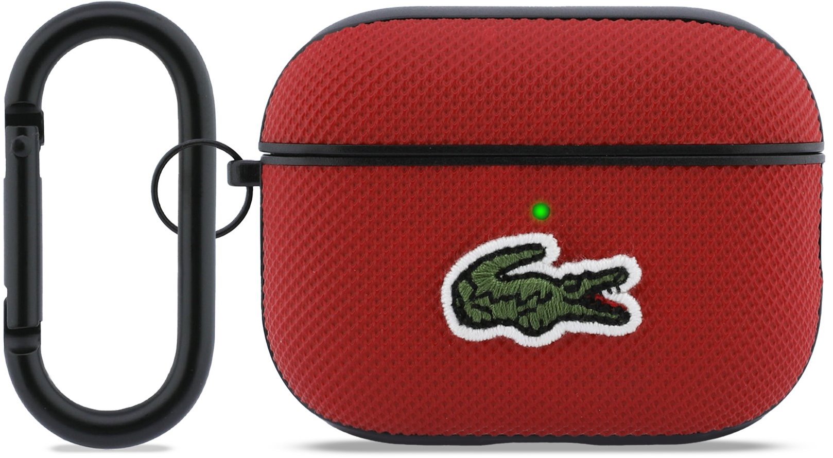 Lacoste Petit Pique Croc Logo Patch Puzdro pre AirPods Pro 3 Red