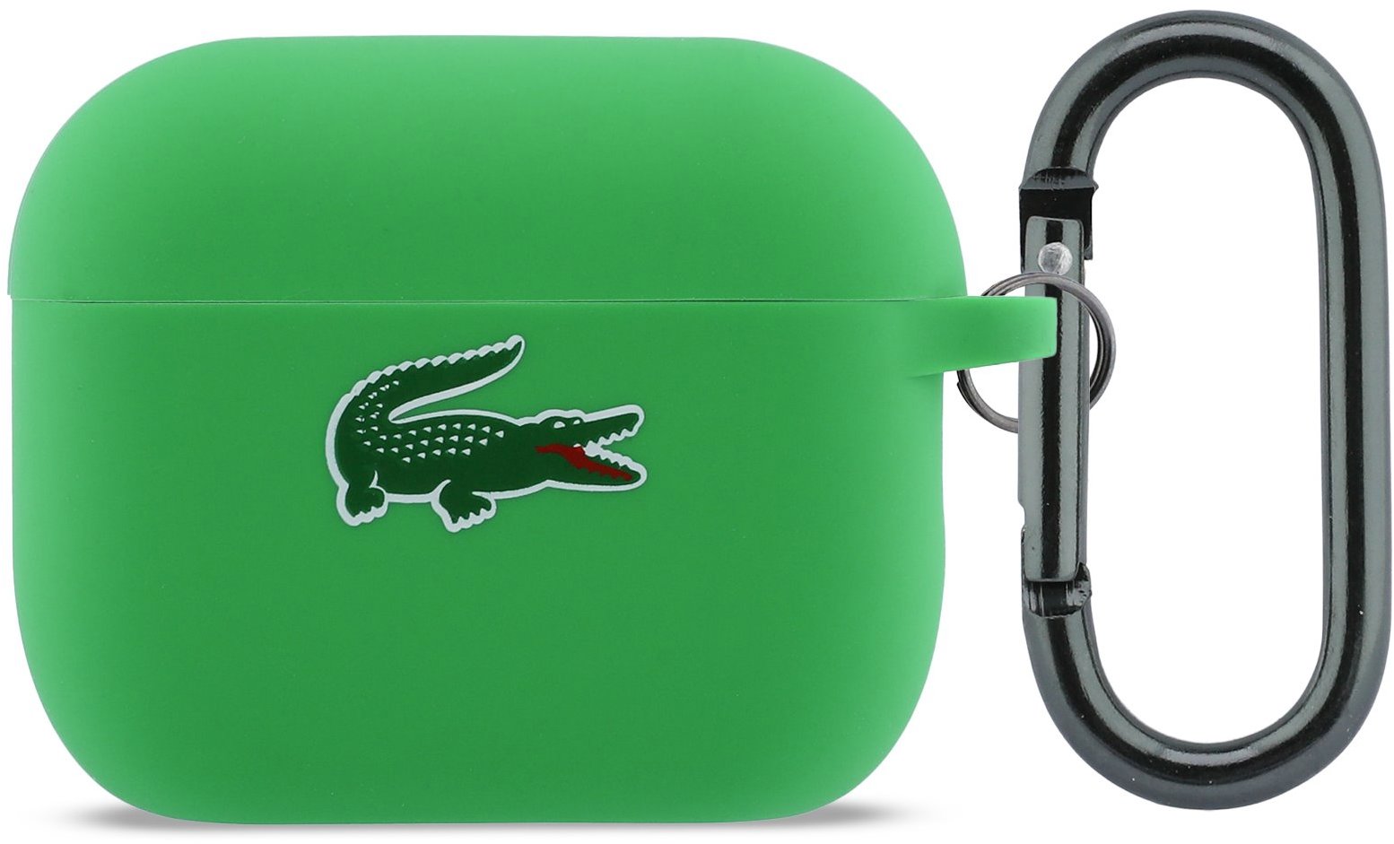 Lacoste Liquid Silicone Croc Logo Puzdro pre AirPods Pro 3 Green