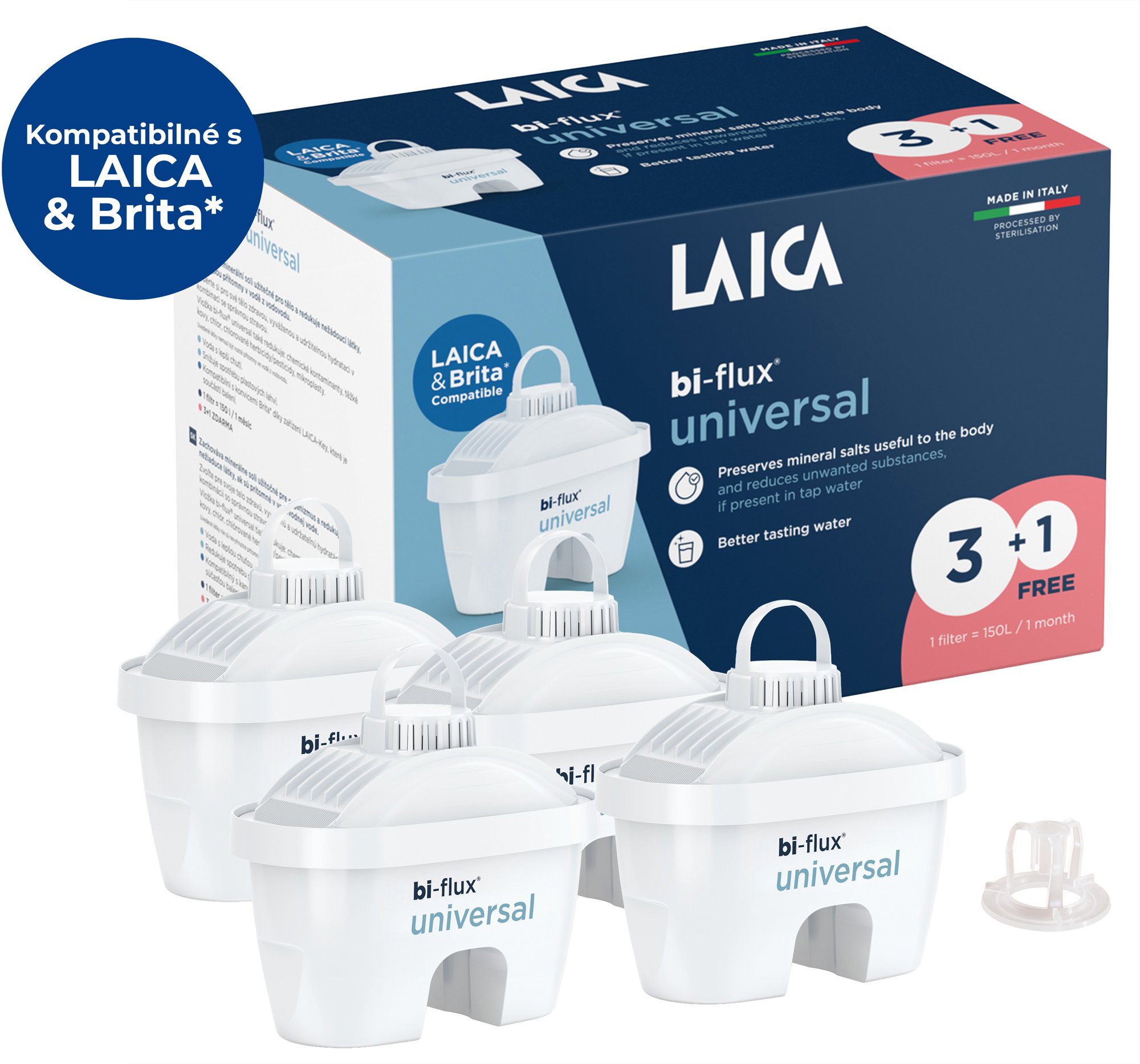 Laica Bi-Flux Universal Slim F3 + 1T 4 ks