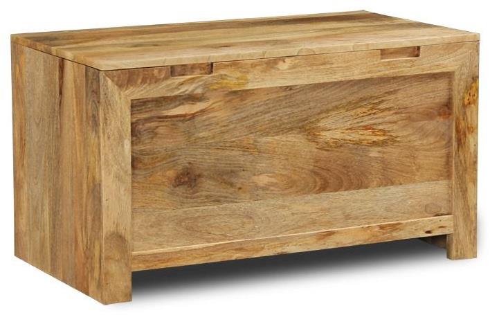 LAKŠMI Truhla Hina 90 × 45 × 45 z mangového dreva