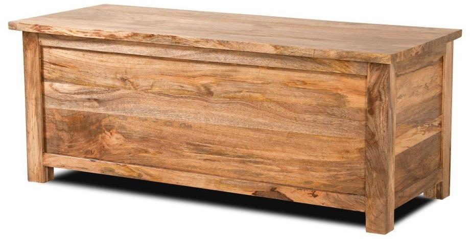 LAKŠMI Truhla Hina 120 × 45 × 45 z mangového dreva