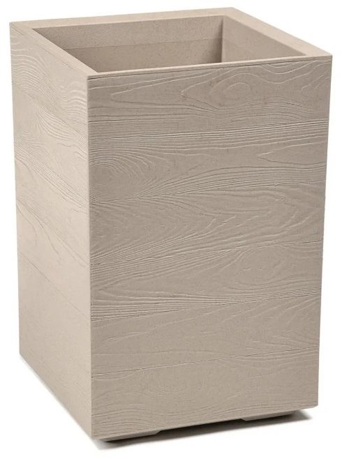 Lamela Kvetináč Karo Eco Coffee doska, latte, 400 × 400 × 600 mm